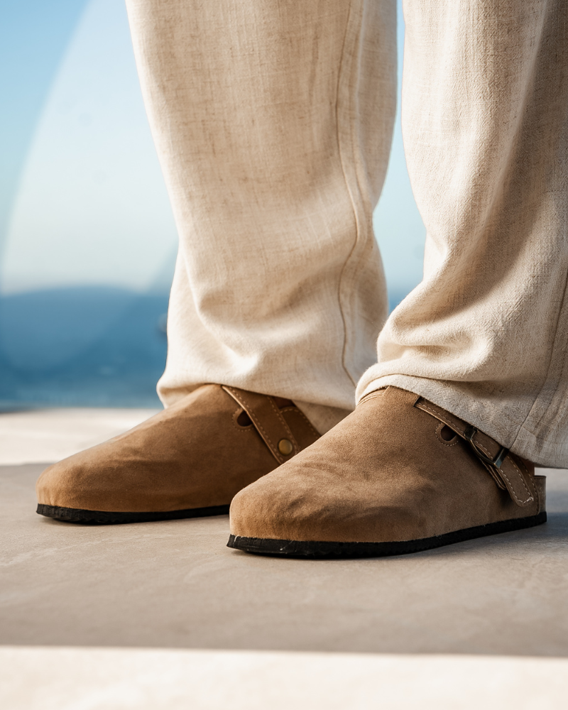 Heren Clog Suede Comfortabel Ergonomisch Voetbed