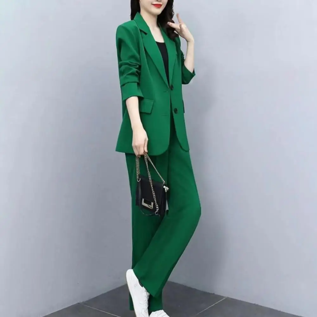 Dames Tweedelig Set Elegant Pasvorm
