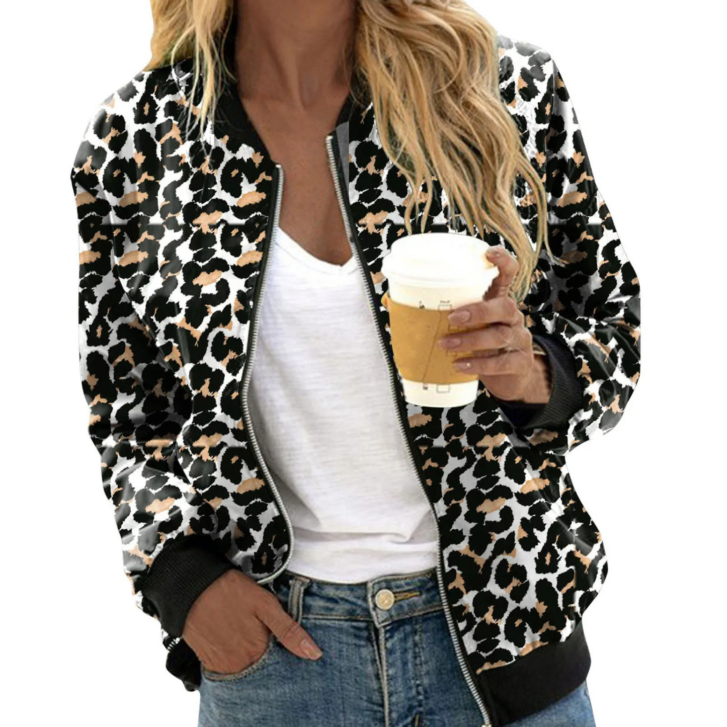 Velanora Luipaard Bomber Jacket | Stijlvol & Comfort