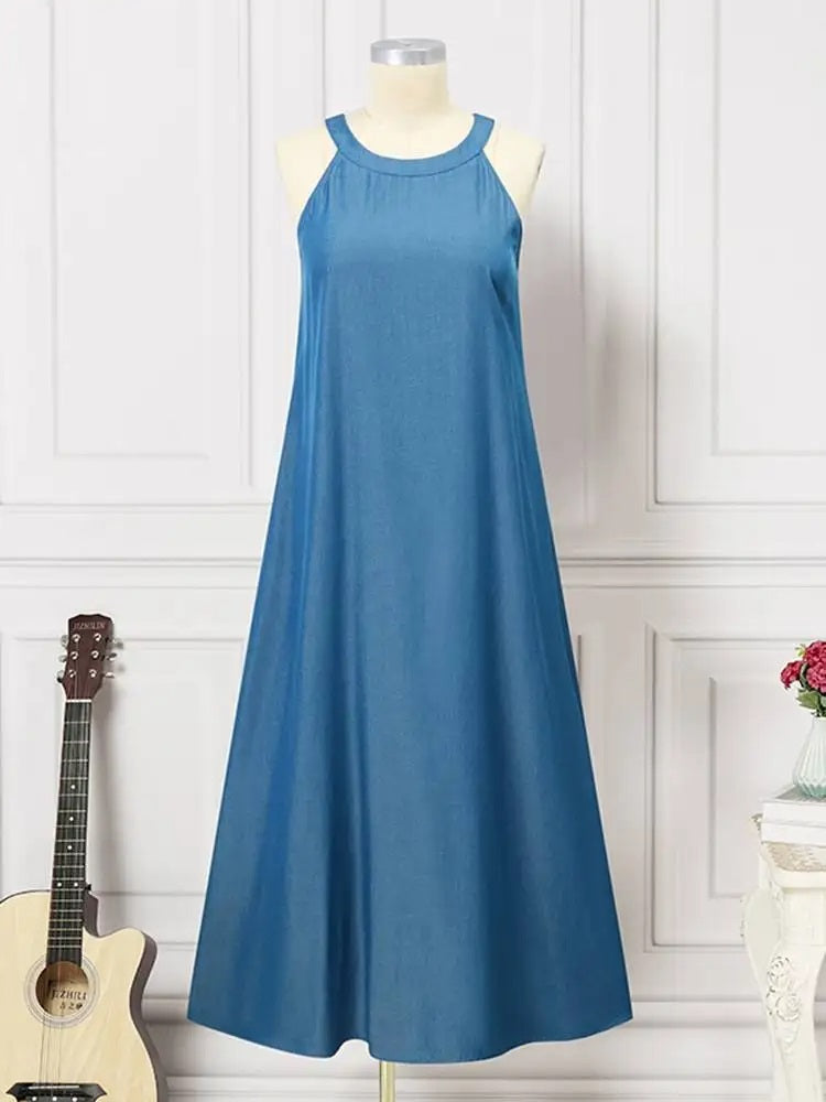 Plus-Size Jurk Lang en Trendy voor Vrouwen