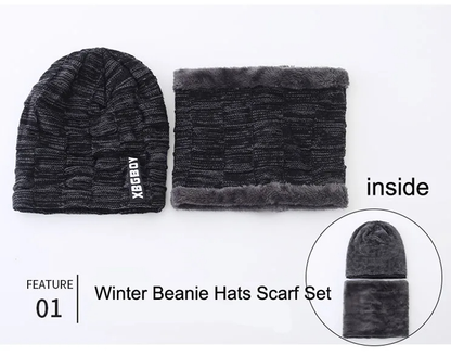 Warme Winterset met Sjaal en Muts voor Dames