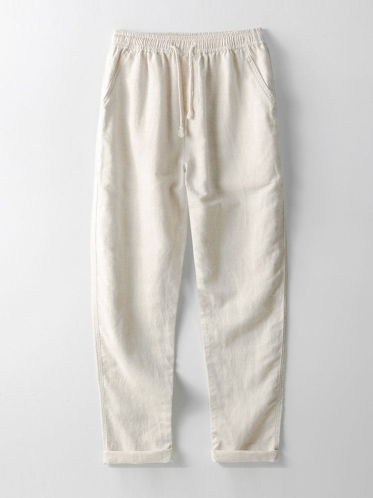 Heren Zomerset Lichte Katoen Broek