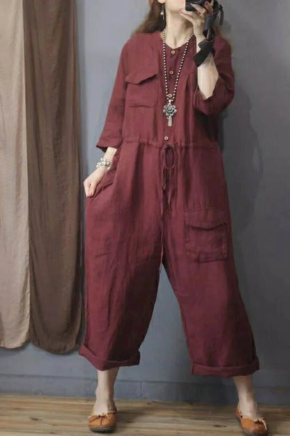 Plus Size Jumpsuit Casual Trendy voor Vrouwen