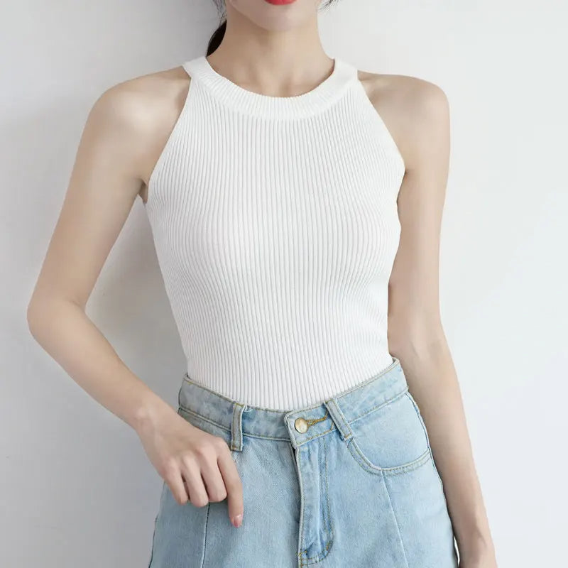 Mouwloze Top voor Vrouwen Trendy Zomer Mode