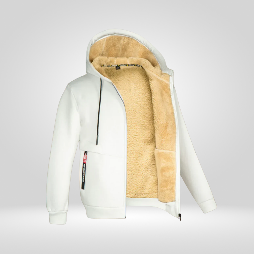Heren Wintervest Warm Fleece Capuchon Waterproof