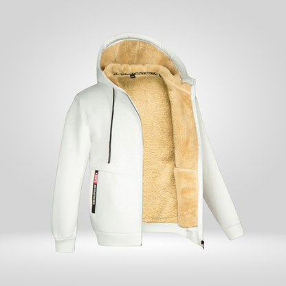 Heren Wintervest Warm Fleece Capuchon Waterproof