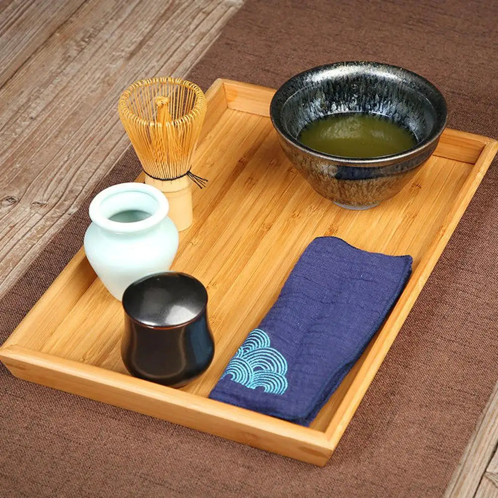 Matcha Thee Set van RVS met Theelepel en Garde
