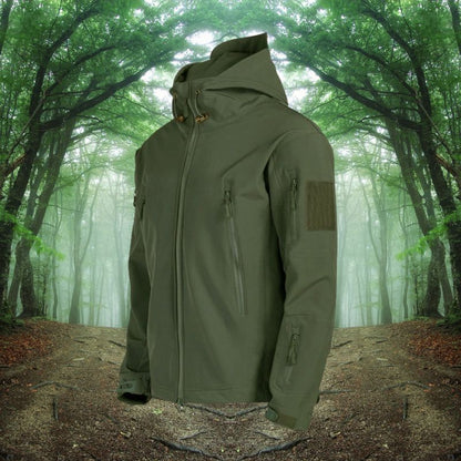 Waterdichte Heren Outdoor Jas – Winddicht & Functioneel met Antidiefstaltassen