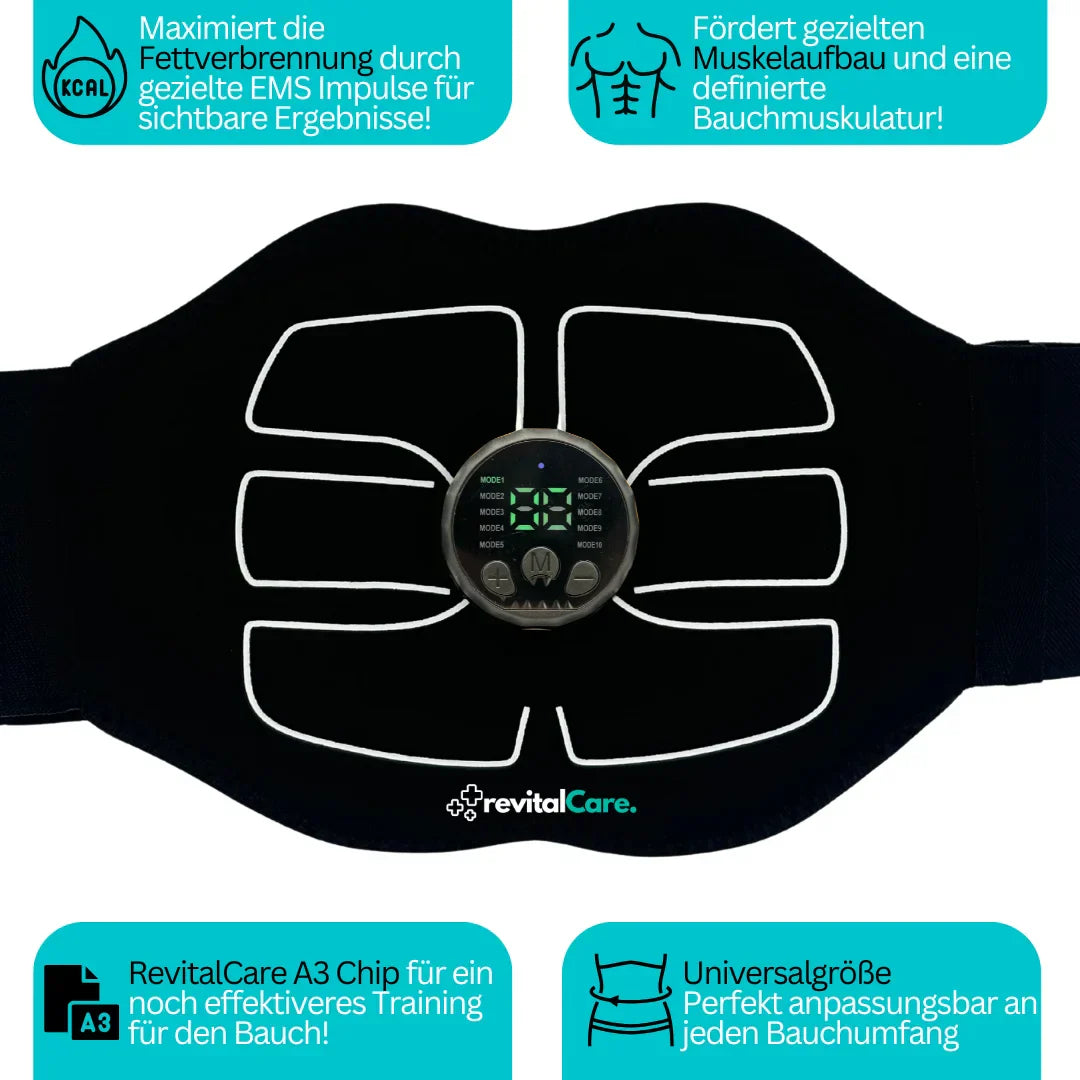 EMS Buiktrainer CorePulse voor Sixpack en Buikspieren