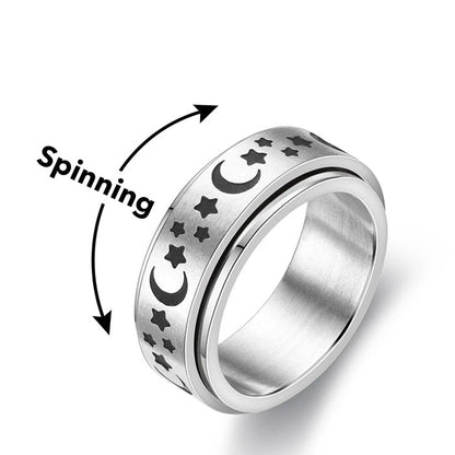 Draairing Spinning Fidget Toy voor Volwassenen en Kinderen