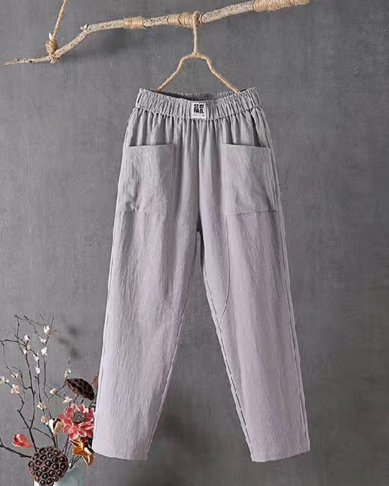 Damesbroek Losse Zomerbroek Casual Stijl