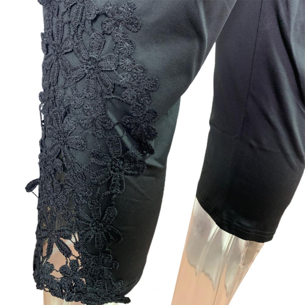 Stretch Legging Faye Zwart Comfortabel en Stijlvol