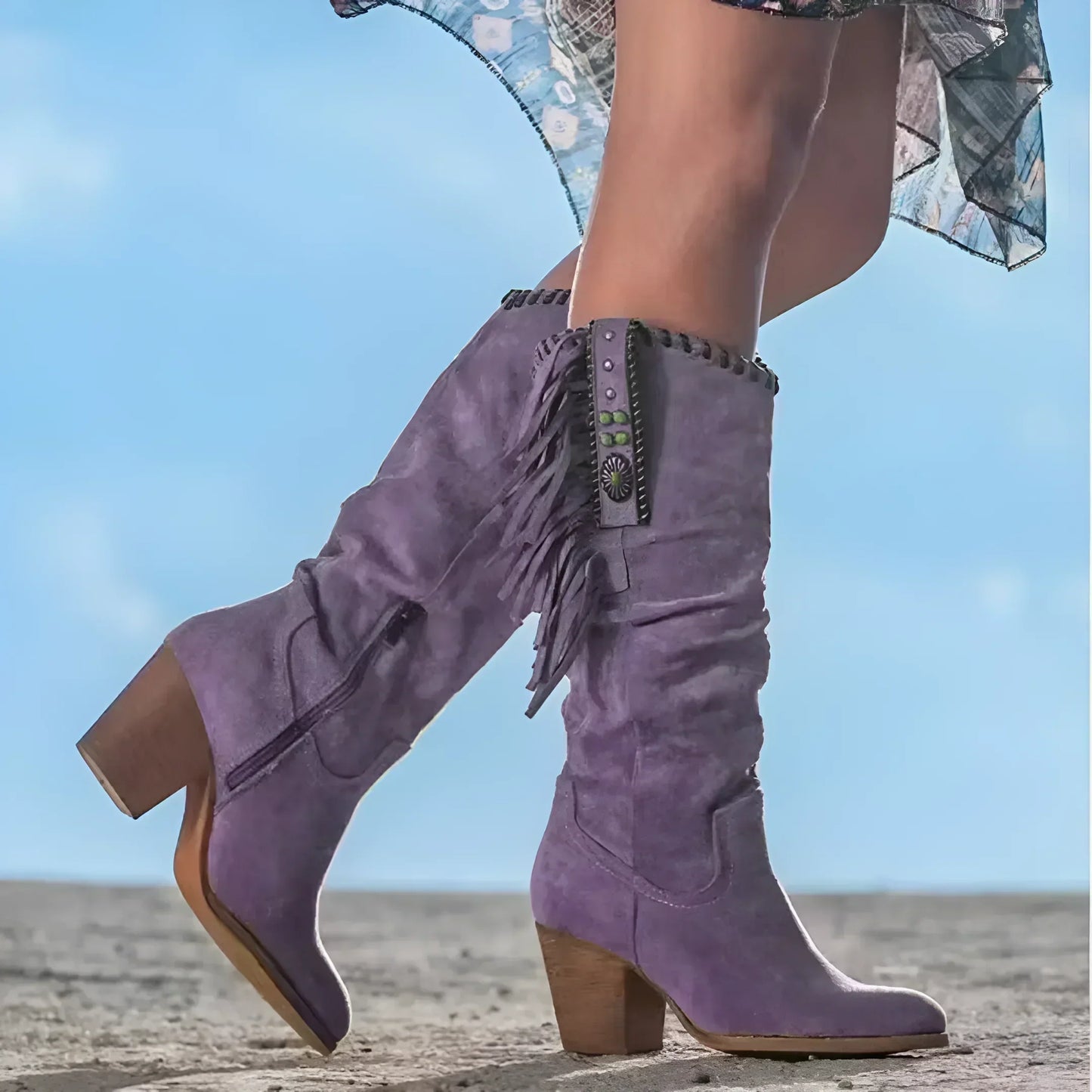 Cowboylaarzen Dames Western Stijl Laarzen