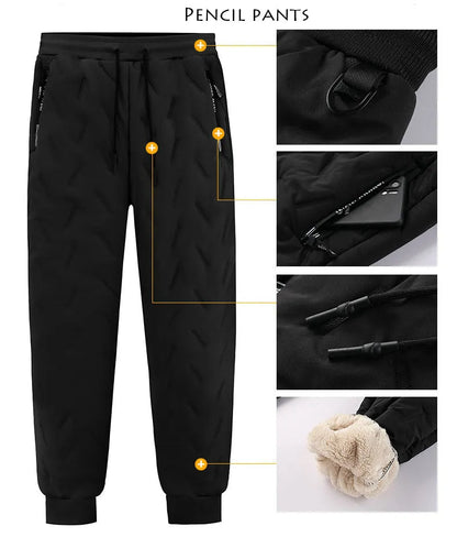 Joggingbroek Fleece Warm Comfortabel voor Heren