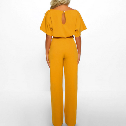 Jumpsuit voor Vrouwen Elegante Avondjurk Zwarte Katoen