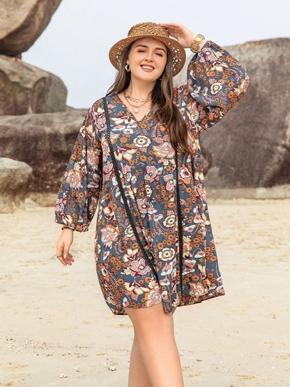Plus-Size Zomerjurk voor Vrouw Casual en Comfortabel