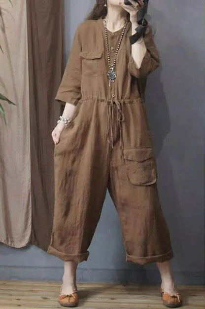 Plus Size Jumpsuit Casual Trendy voor Vrouwen