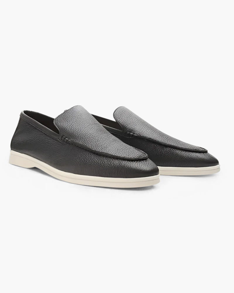 Heren Leder Loafer Koeienhuid Vintage Stijl Schoenen