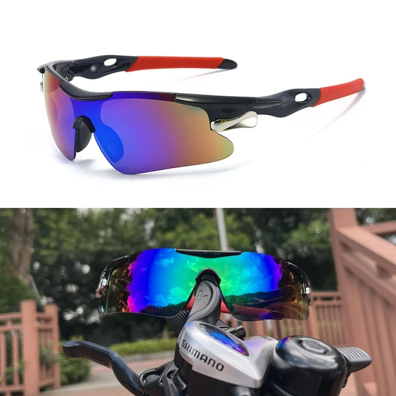 Sportieve Zonnebril Trendy Design voor Mannen en Vrouwen