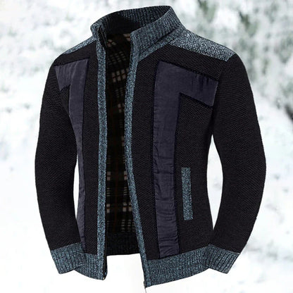 Wollen Vest Trui Rits Mannen Leon - Mode Vibes