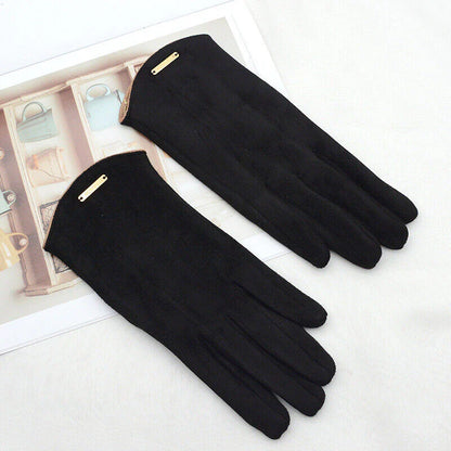 Dames Suède Handschoenen Warm en Stijlvol