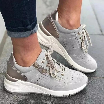 Dames Comfortabele Wandelschoenen met Steun en Goede Demping