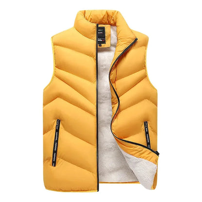 Dikke Fleece Bodywarmer Warm Groot Model