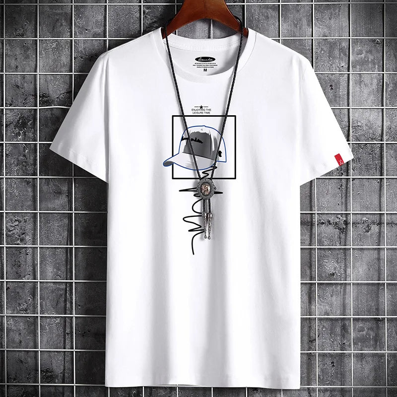 Casual T-shirt voor Mannen Stijlvol Katoen