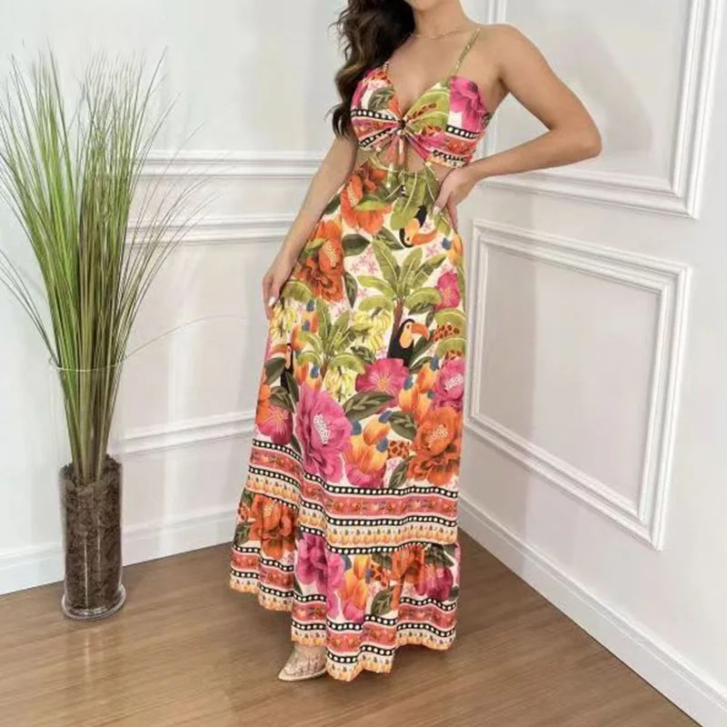 Lisly | Maxi abito tropicale