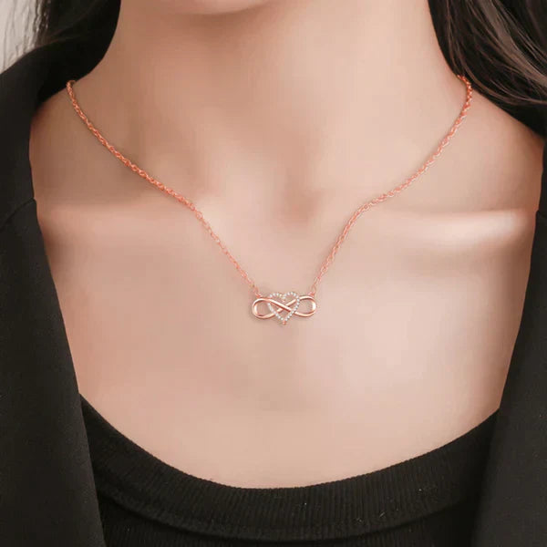Halsketting Eeuwige Liefde Symbolisch Zilver