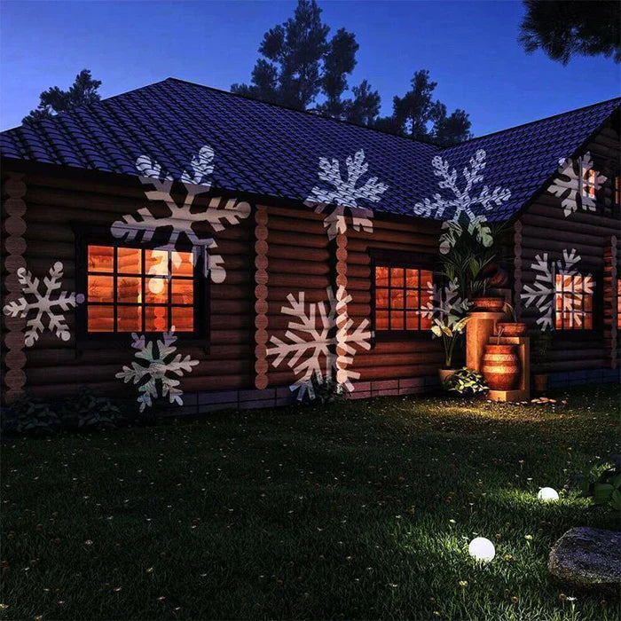 Sneeuwvlok Projector voor Muur en Plafond met Frost Effect - Mode Vibes
