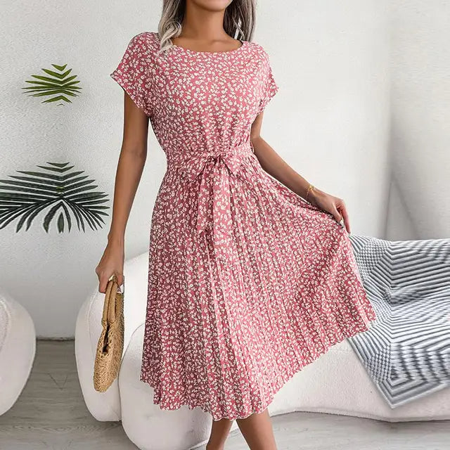 Maxi-Jurk Vrouw Zomer Trendy Katoen