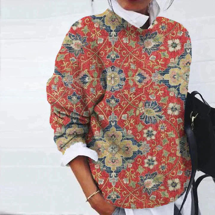 Dames Trui Elegante met Leuke Print - Mode Vibes