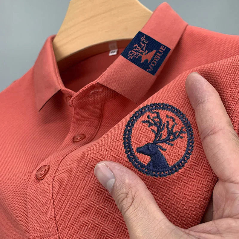 Klassiek Poloshirt Voor Mannen Ademend en Stylish