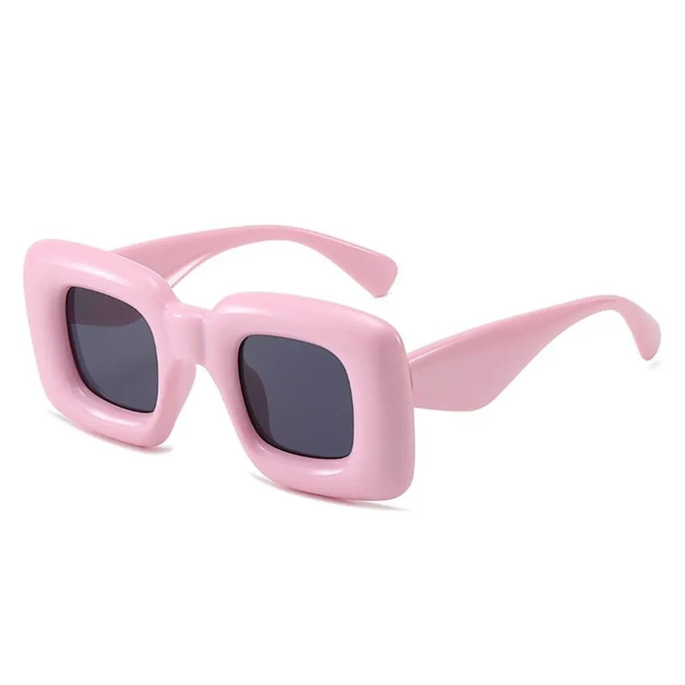 Vierkante Zonnebril Retro Design voor Dames