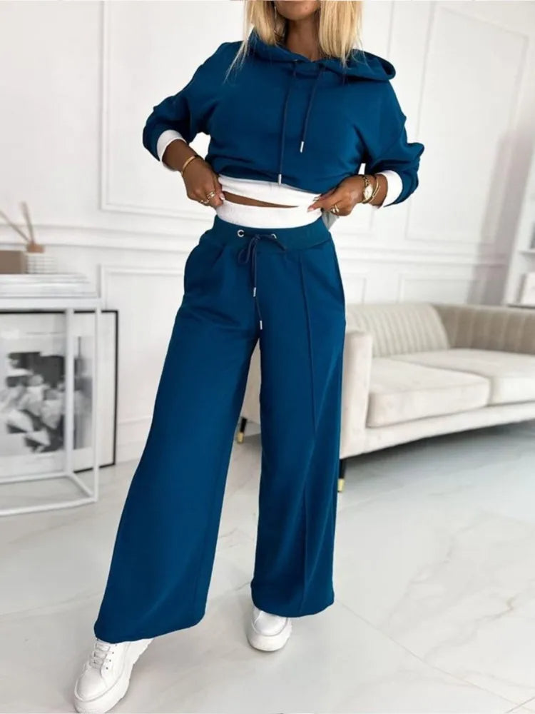 Dames Set met Hoodie en Joggingbroek – Comfortabel, Elegant & Veelzijdig