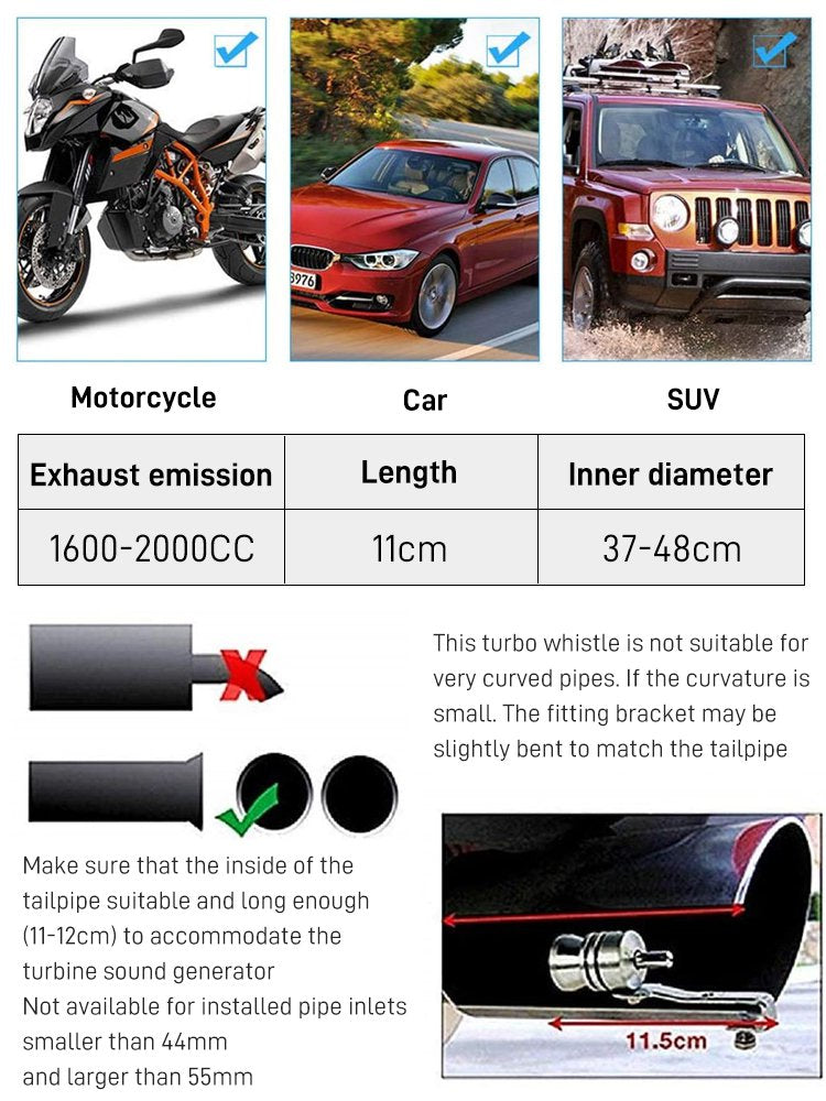Luidspreker voor Uitlaat Auto Sportief Design