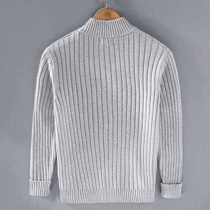 Premium Heren Gebreid Vest van Katoen – Comfort & Klasse