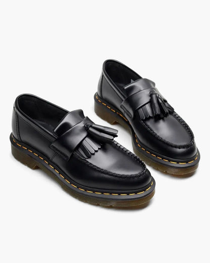 Heren Loafers van Leer met Kwasten en Profielzool