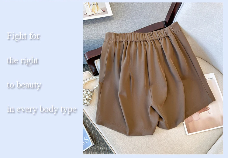 Plus Size Short Stijlvol Ademend voor Vrouw