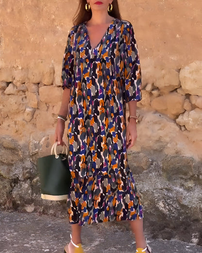 Dames Vintage Jurk Vrouwelijk Model