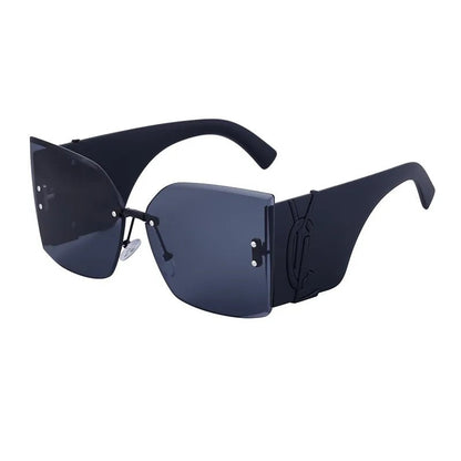 Randloze Zonnebril Trendy Design voor Dames