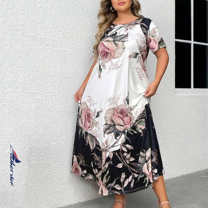 Plus-Size Maxi-Jurk Stijlvol en Opvallend - Mode Vibes