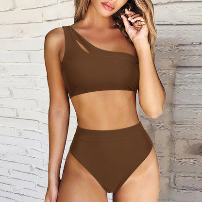Sexy Off-Shoulder Bikini Trendy Zwemkleding Vrouw