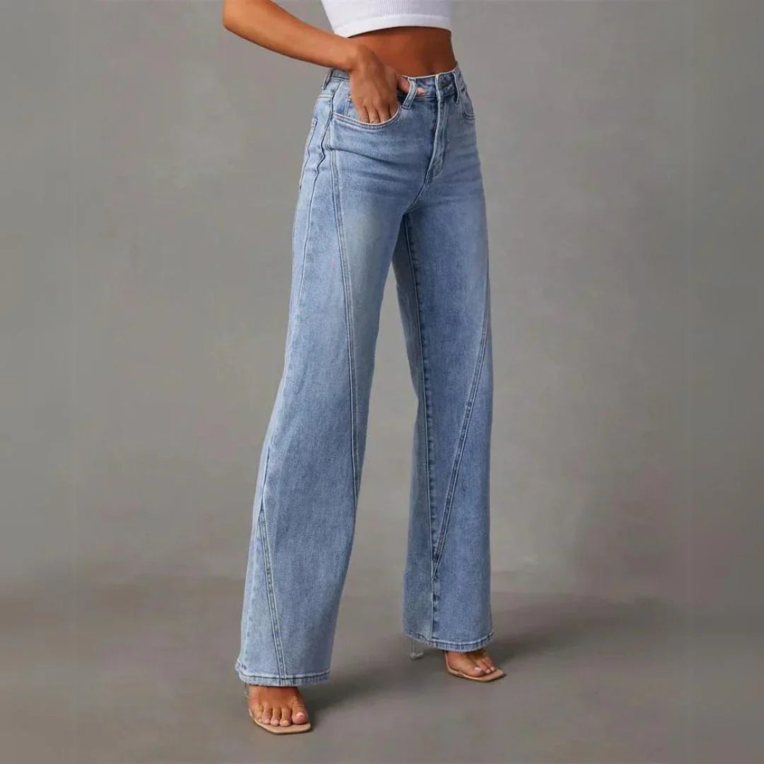 Skinny Jeans Elegante Donkere Was voor Vrouw