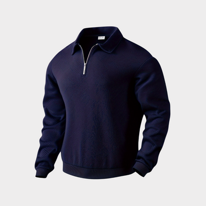 Premium Quarter Zip Trui Heren Sportief