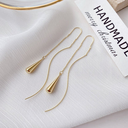 Druppel Oorbellen Waterdrop Zilver