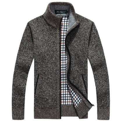 Oversized Wintervest met Rits Zwart Modieus Design