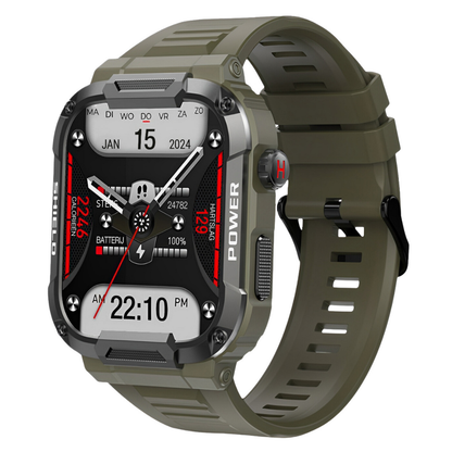 Smartwatch voor Heren Robuust en Waterdicht IronPulse X1