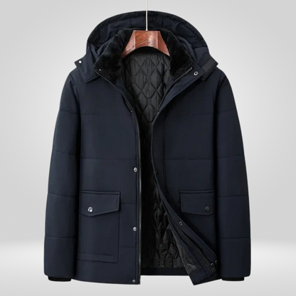 Heren Winterjas Warm Fleece Parka Waterdicht